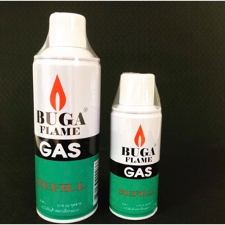 กระป๋องใหญ่ 290 ml  เลก็132 ml BUGAFLAME GAS สำหรับไฟแช็ค