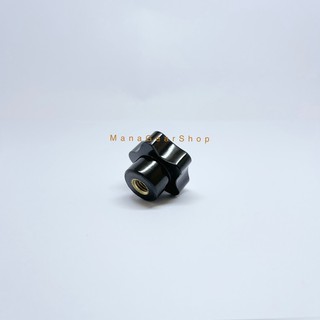 มือหมุนดอกไม้ตัวเมีย M8x30mm.[STAR GRIP KNOB]