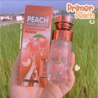 KISS BEAUTY PEACH FACE SERUM 🍑 (PRIMER + SERUM ) 2 ชิ้น ผสมกัน ไพรเมอร์ที่ให้เนื้อสัมผัสเนียนนุ่ม