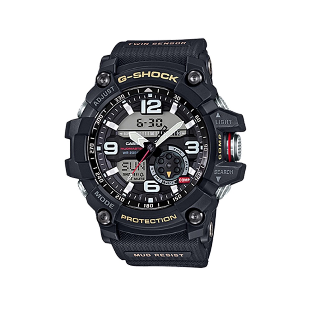 Casio G-Shock นาฬิกาข้อมือผู้ชาย สีดำ สายเรซิ่น รุ่น GG-1000-1ADR