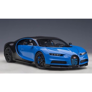 AUTOart 1/18 : 70997 BUGATTI CHIRON SPORT 2019 (FRENCH RACING BLUE/CARBON)
