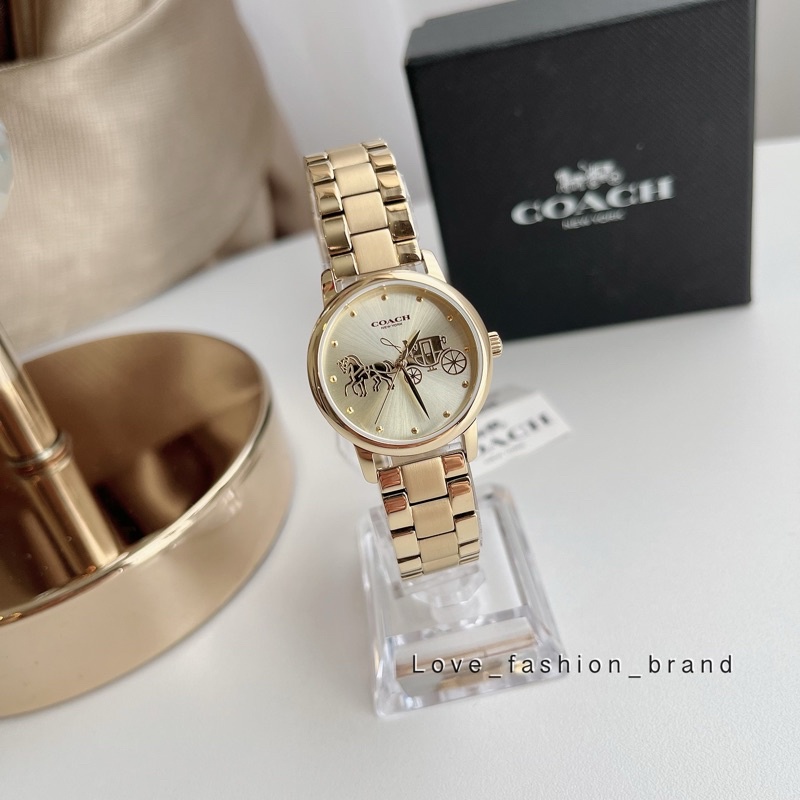 0 100. COACH Grand Silver Dial Silver tone Ladies