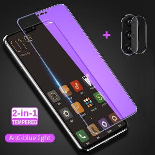 huaweiy 9s huawei y9 s y 6 s y 9 prime y 5 y 6 y 7 pro 2019 ฟิล์มกระจกนิรภัยป้องกันรอยหน้าจอสีฟ้าอ่อน