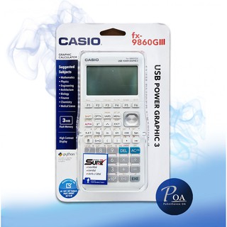 CASIO FX-9860Giii เครื่องคิดเลขวิทยาศาสตร์รุ่นใหม่ ของแท้ รับประกัน 2 ปี