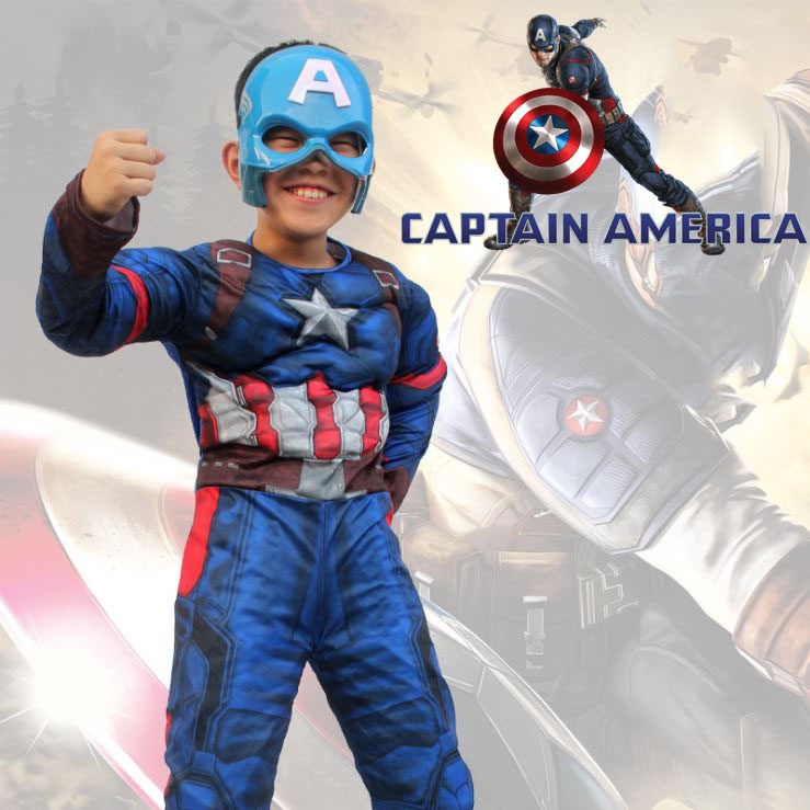 ชุด(กล้ามโต) ฮีโร่เด็ก งานเต็มตัว พร้อมหน้ากาก The hulk Spiderman (รวมซุปเปอร์ฮีโร่) - รูปที่ 4