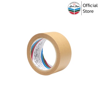 LOUIS TAPE เทปติดกรอบรูป กระดาษกาวย่น(M285) 2นิ้ว x 30หลา สีน้ำตาล (6 ม้วน/แพ็ค)