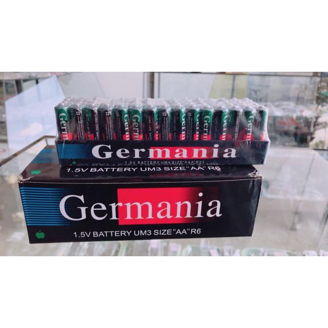 ถูกสุด!! ถ่าน 2A AA Germania AA 1กล่อง (60ชิ้น) ถ่าน 2A Cermania ถ่านทดลองสินค้า กล้องถ่ายรูป นาฬิกา