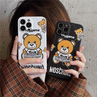 เคสไอโฟน เคสซิลิโคน สำหรับ iPhone 14 Pro Max iPhone 13 Pro Max iPhone 12 Pro Max iPhone 11 Pro Max Creative Fashion Cartoon Toy Bear Soft Silicone Case