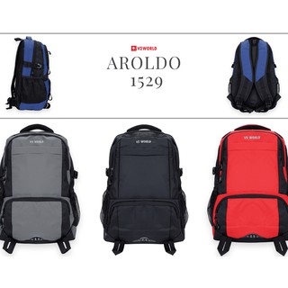 V2WORLD กระเป๋าเป้รุ่น AROLDO 1529 (NAVY,BLACK,RED,GREY)