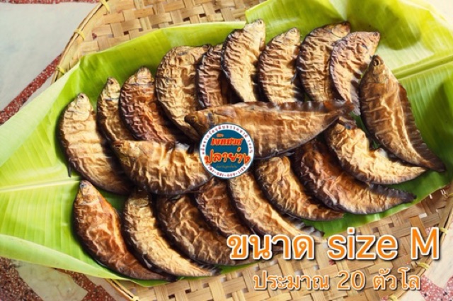 ปลาฉลาดย่างรมควัน100%