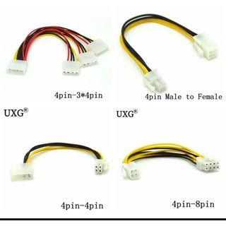 8 นิ้ว ATXP4EXT ATX 12V 4-pin ชาย 4Pin 8pin หญิง PC CPU Powe…