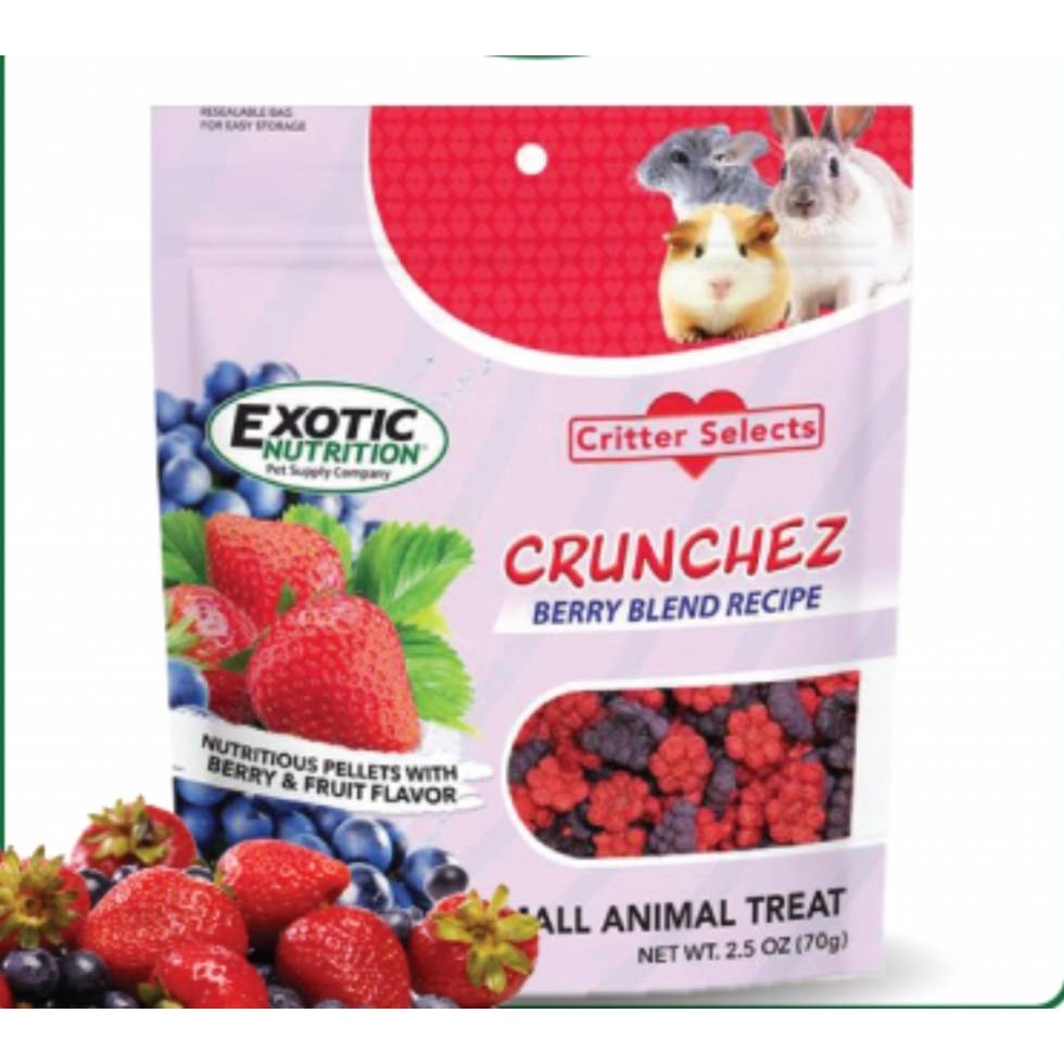 RANDOLPH แรนดอล์ฟ-Exotic Nutrition CRUNCHEZ Berry Blend ครันช์ชี่ เบอร์รี่ เบลนด์ 70กรัม