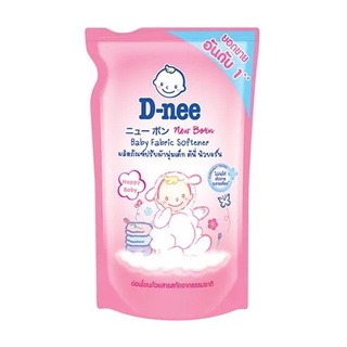 น้ำยาปรับผ้านุ่มเด็กชนิดเติม D-NEE 600 มล. สีชมพู