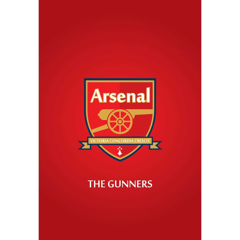 โปสเตอร์ อาร์เซนอล Arsenal Logo The Gunner วอลเปเปอร์ poster ฟุตบอล Football โปสเตอร์ฟุตบอล ตกแต่งผนัง รูปภาพ รูปถ่าย