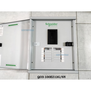 Schneider QO3-100EZ12G/SN ตู้โหลดเซนเตอร์ 12 ช่อง SQ-D