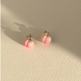 gemin. | #gmnpeaches earrings (s925 pin)