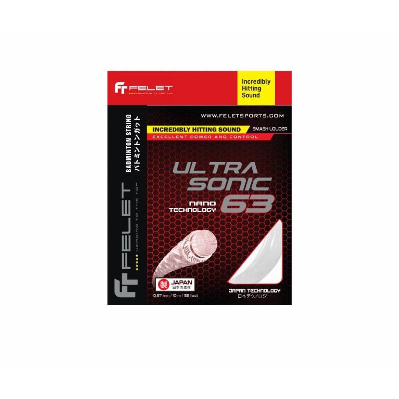 ต้นฉบับ ULTRA SONIC NANO 63 FELET STRINGS // ต้นฉบับ ULTRA SONIC 63 BADMINTON STRINGS