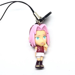 Haruno Sakura (ฮารุโนะ ซากุระ) พวงกุญแจจากการ์ตูน Naruto นารุโตะ นินจาจอมคาถา Naruto Shippuden Bandai แท้จากญี่ปุ่น