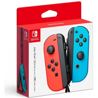 NINTENDO SWITCH JOY-CON CONTROLLERS (NEON RED/ NEON BLUE)