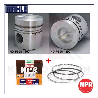 MAHLE ลูกสูบ+แหวน NPR สำหรับ NISSAN TRUCK, BUS รุ่นเครื่อง PDT, PD6-T INTER