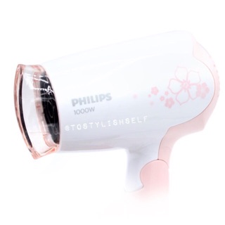 ไดร์เป่าผม PHILIPS ขนาดเล็ก 1000w รุ่น HP-8108 (สีชมพู)🔅พกพา เครื่องเป่าผม