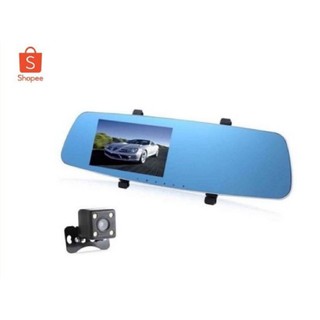 （สินค้าหมด） DV300 กล้องติดรถกระจกหน้า-หลัง DVR Rear-view Mirror Full HD 1080P