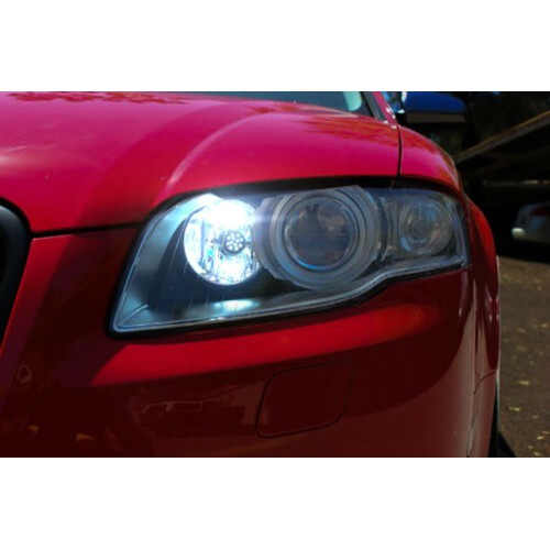 AUDI A4 B5 B6 B7 B8 8E A3 8P 2x T10 6SMD LED หลอดไฟสีขาวด้านข้างฟรี ERROR