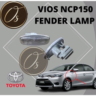 บังโคลนไฟข้างรถยนต์ สําหรับ Toyota Vios ncp150 J spec 2013-2018 LAMPU 2014 2015 2016 2017 2018