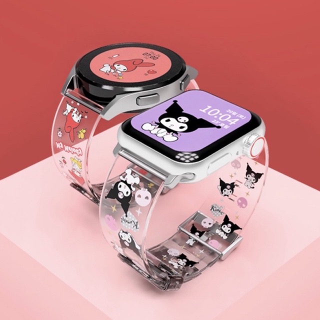 (พร้อมส่ง) สายนาฬิกาแอปเปิ้ลวอช ลายsanrio ของแท้