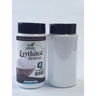 Erythritol อีริทรีทอล สารให้ความหวานทดแทนน้ำตาล Keto.O ขวดเทโรย 300 กรัม