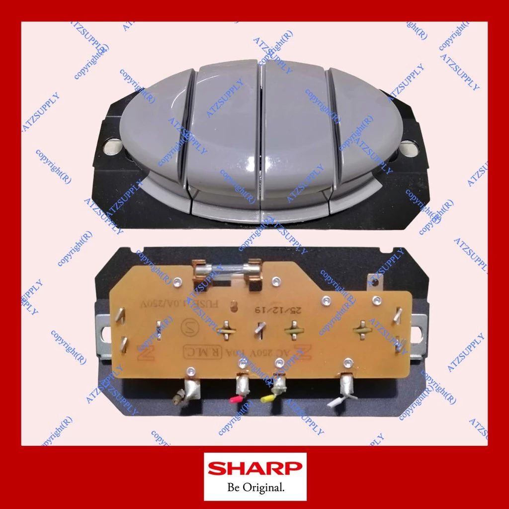 ATZshoponline แท้💯% สวิทช์พัดลม 18 20 นิ้ว Sharp 165 ชาร์ป สวิทช์ กด DIY แท้ ราคา ถูก ดี ส่ง อะไหล่ เทา ม่วง เขียว ส้ม