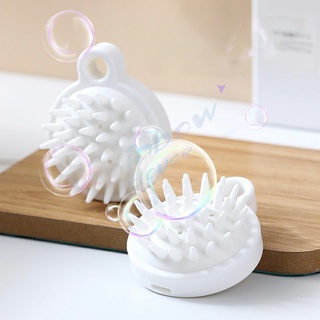 Rainbow หวีแปรงแชมพูซิลิโคน หวีนวดหนังศีรษะ ผ่อนคลาย air cushion massage comb