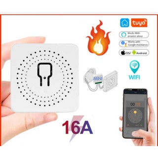 16A Mini Smart Switch มินิสมาร์ท WiFi DIY รองรับการควบคุม 2 ทาง โมดูลบ้านอัตโนมัติอัจฉริยะ พร้อมส่งในไทย