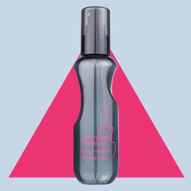 Shiseido Stage Works Powder Shake 150ml สเปรย์ แป้งเซ็ทผม ขวดดำ