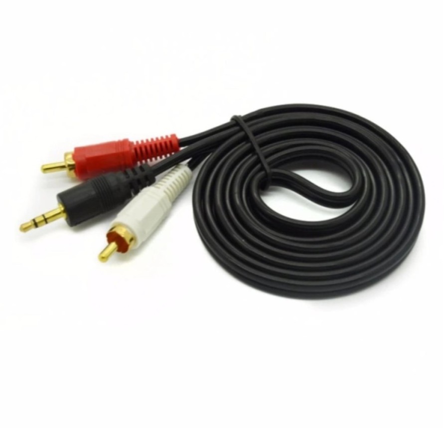 สาย AV 3.5mm to 2 RCA 3 เมตร สายสัญญาณเสียง
