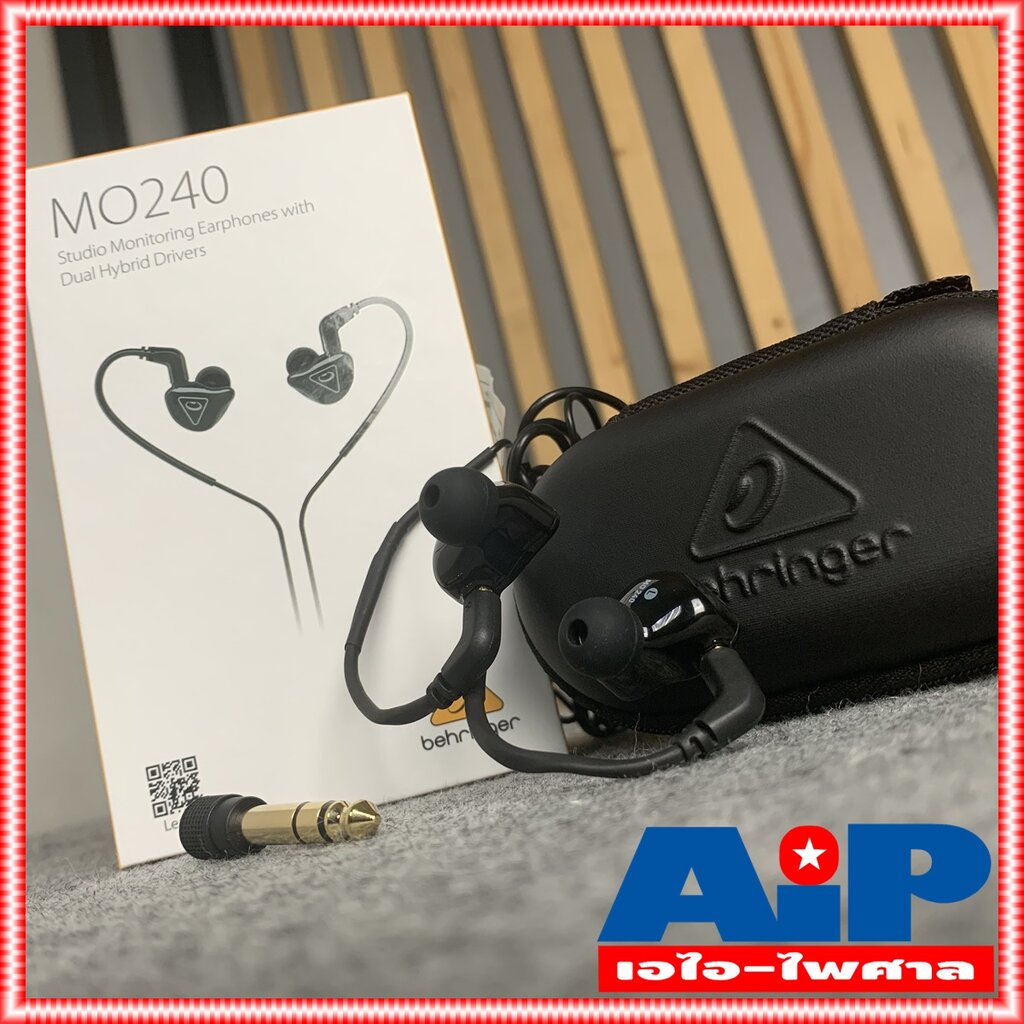 BEHRINGER MO240 หูฟัง in ear monitors หูฟังอินเอียร์ราคาไม่แพง สำหรับนักดนตรี นักฟังเพลง และ ซาว