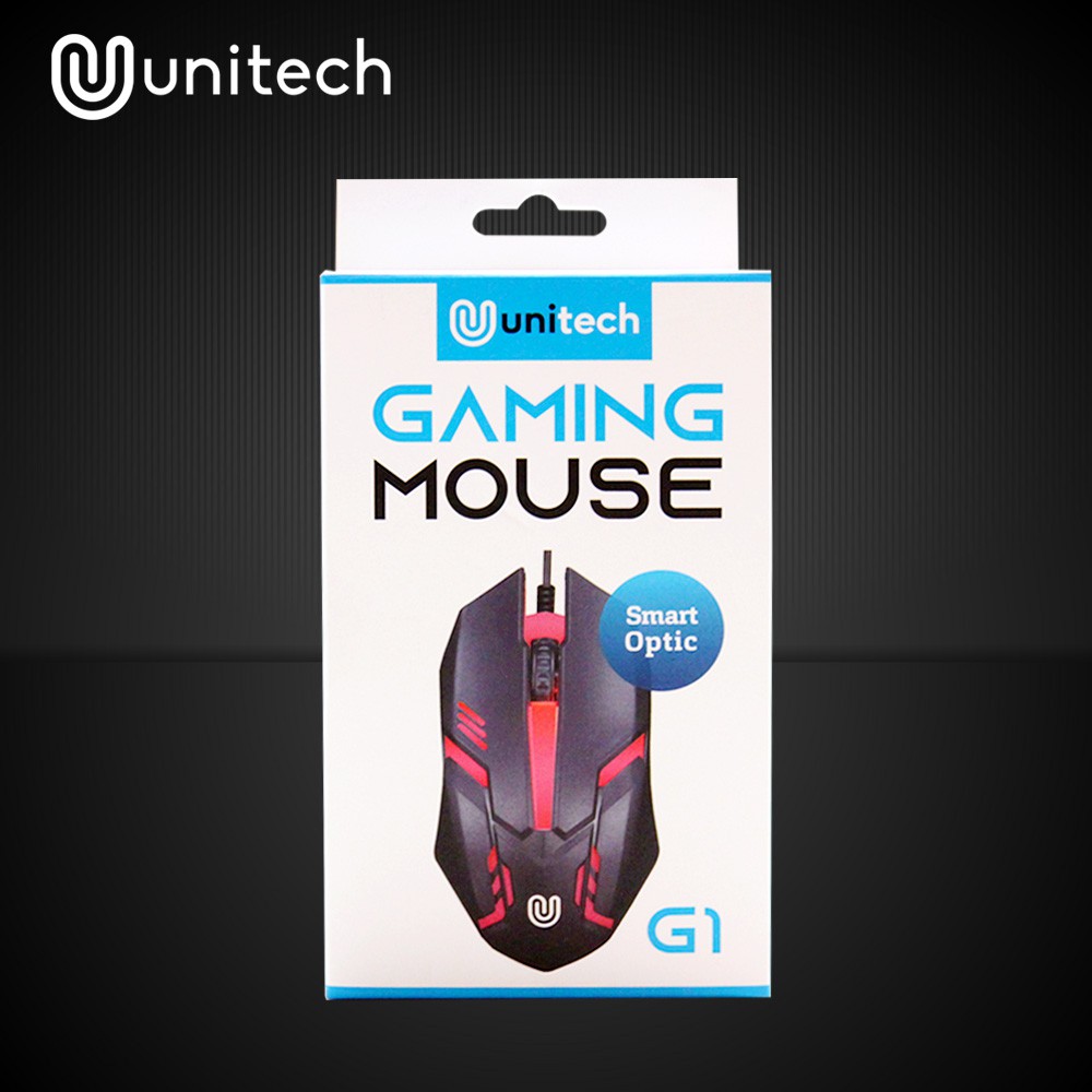 Unitech เมาส์เล่นเกม Kabel Usb G 1 800 Dpi โคมไฟ Led - rukang003.th ...