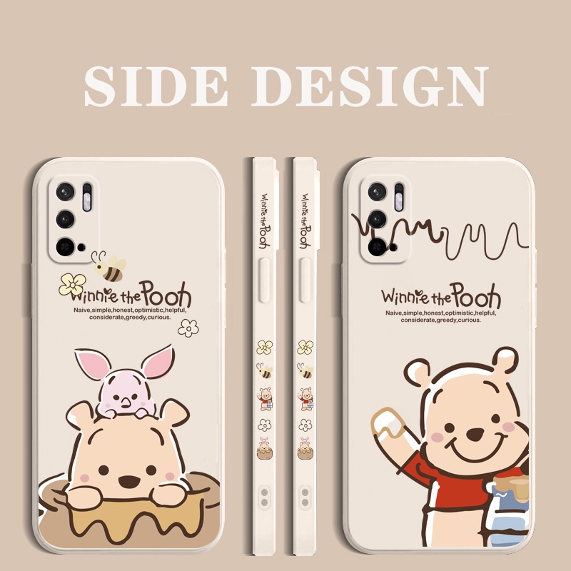 เคส OPPO A79 5G A18 A38 A58 4G A98 A78 A15 A15s A52 A92 A53 A33 R17 A12e A3s A5 A9 2020 F11 A31 Reno 6 5 4 Z Pro Realme 8 5G Case Straight edge Soft Cover Cute Anti-fall Shockproof