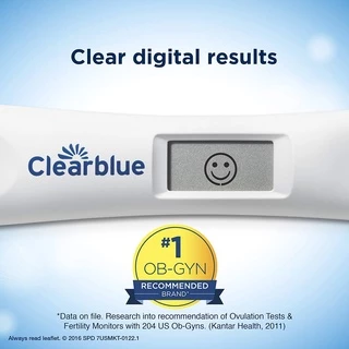 ของแท้100%Clearblue Advanced Digital Ovulation Testทดสอบการตกไข่พร้อมเครื่องแบบดิจิตอลสีม่วง30เทส+ตรวจครรภ์2 เทส