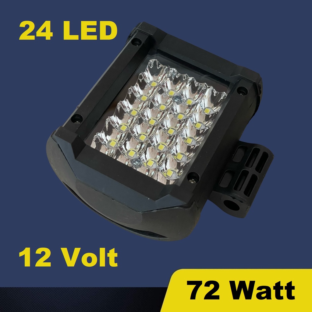 MATA LED Bar Spotlight CWL 24 จุด 72 วัตต์รถจักรยานยนต์รถยนต์ 72W 12V Worklight 72 W