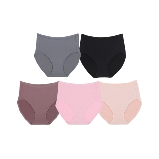 Wacoal Short Panty Set 5 ชิ้น กางเกงใน รูปแบบเต็มตัว รุ่น WU4F34 คละสี (BL,BE,CP,CR,PU)