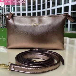 KATE SPADE NEW YORK  DOUBLE ZIP CROSSBODY BAG ของแท้ ราคาถูก