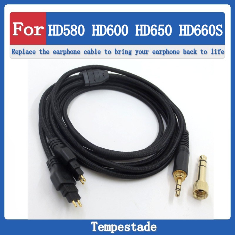สายเคเบิลอะแดปเตอร์ขยายหูฟัง HD580 HD600 HD650 HD660S