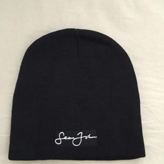 หมวกแฟชั่น Sean John Beanie สีดํา