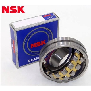 NSK แท้ 22218EAE รูตรง 22218EAKE รู้เฉียง ตลับลูกปืนเม็ดหมอน2แถว 22218EAE4 - NSK Spherical Roller Bearing - 90x160x40mm