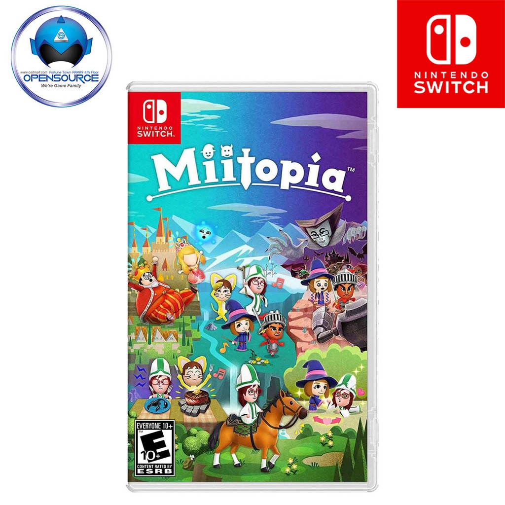 NintendoSwitch: Miitopia (US ASIA ENG) แผ่นเกม พร้อมส่ง สินค้ามือหนึ่ง