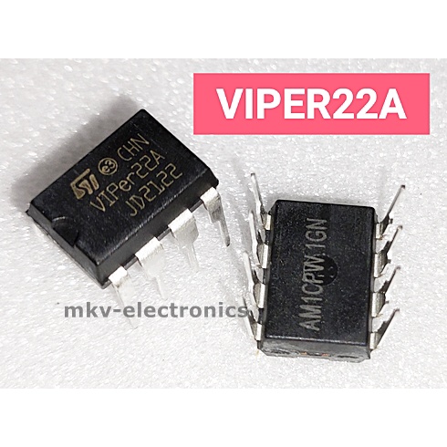(2ตัว) VIPER22A , ใช้แทนเบอร์ VIPER12A ที่อยู่ในกล่องดาวเทียม PSIได้ (รหัสสินค้า M00212)