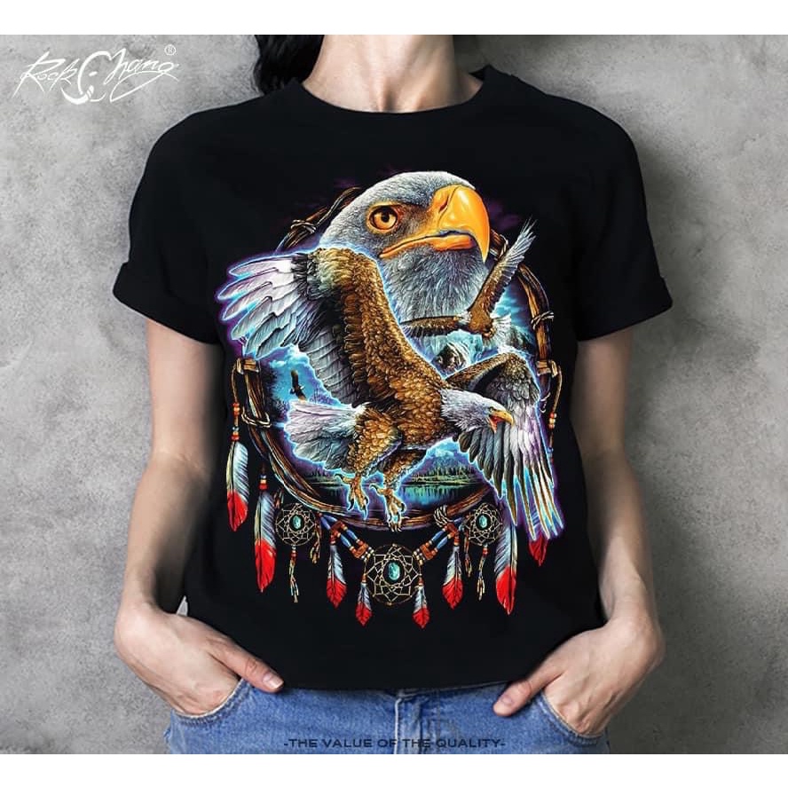 เสื้อยืดเรืองเเสง Rock chang ไซส์ยุโรป พร้อมส่ง By RD-Shop T-shirts