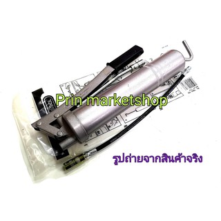 PRESSOL เครื่องมือช่าง กระบอกอัดจารบี 500 CC  พร้อม สายอ่อน 12 นิ้ว ( ก้านเงิน )