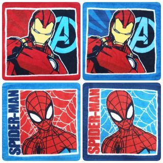 ผ้าเช็ดหน้า Avenger, Iron man, Spider man ไอรอนแทน สไปรเดอร์แมน ลิขสิทธิ์แท้